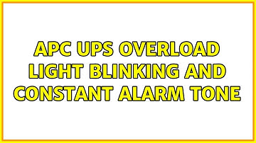 APC UPS Overload light blinking and constant alarm tone (6 Solutions!!)