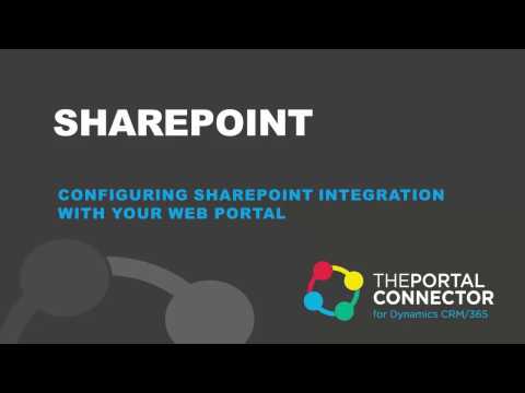 SharePoint Integration with your Web Portal