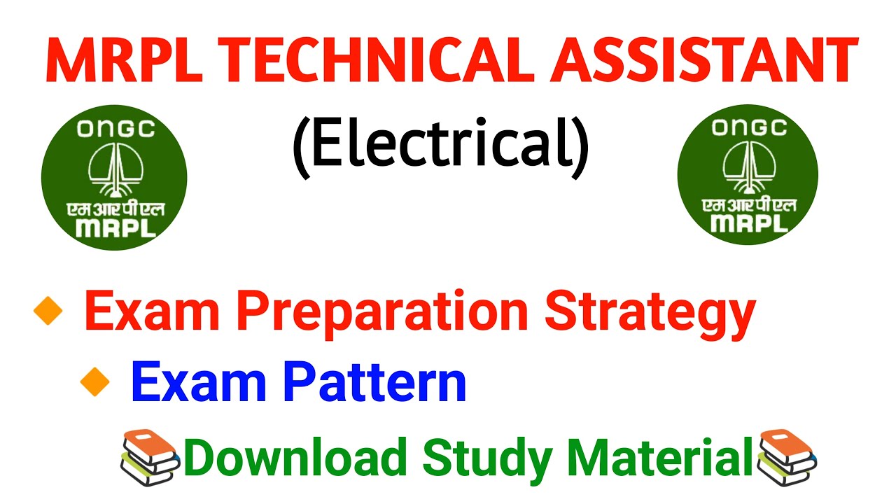 ONGC MRPL technical assistant trainee exam preparation strategy | Exam Pattern