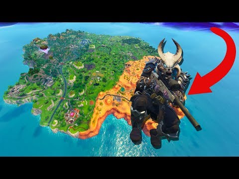 VOANDO PARA FORA DO MAPA NO FORTNITE!