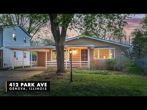 412 Park Ave, Geneva, IL home video tour