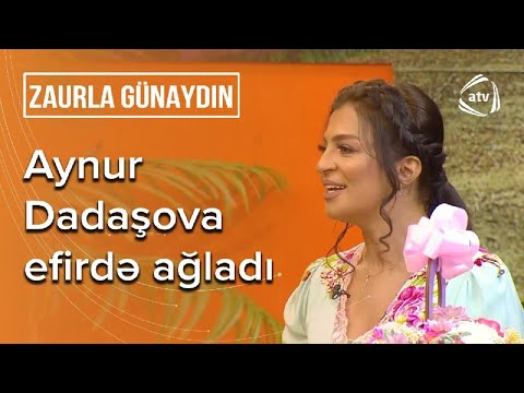 Övladımın üzünü 5 il görmədim - Aynur Dadaşova ağlayaraq oğlundan danışdı - Zaurla Günaydın