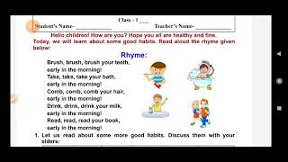 220921 Doe Ws No 76 Cl 1St Good Habits And Bad Habits.