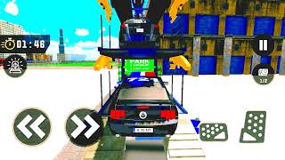 Police Robot Car Transporter | US police car transport Games | US Police Transport | LR Gameplay screenshot 5