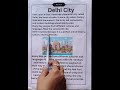 Delhi City Story | English Reading With Hindi Translation | History, Culture & Famous Places |