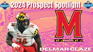 "Delmar Glaze Is A DEEP SLEEPER!" | 2024 NFL Draft Prospect Spotlight!