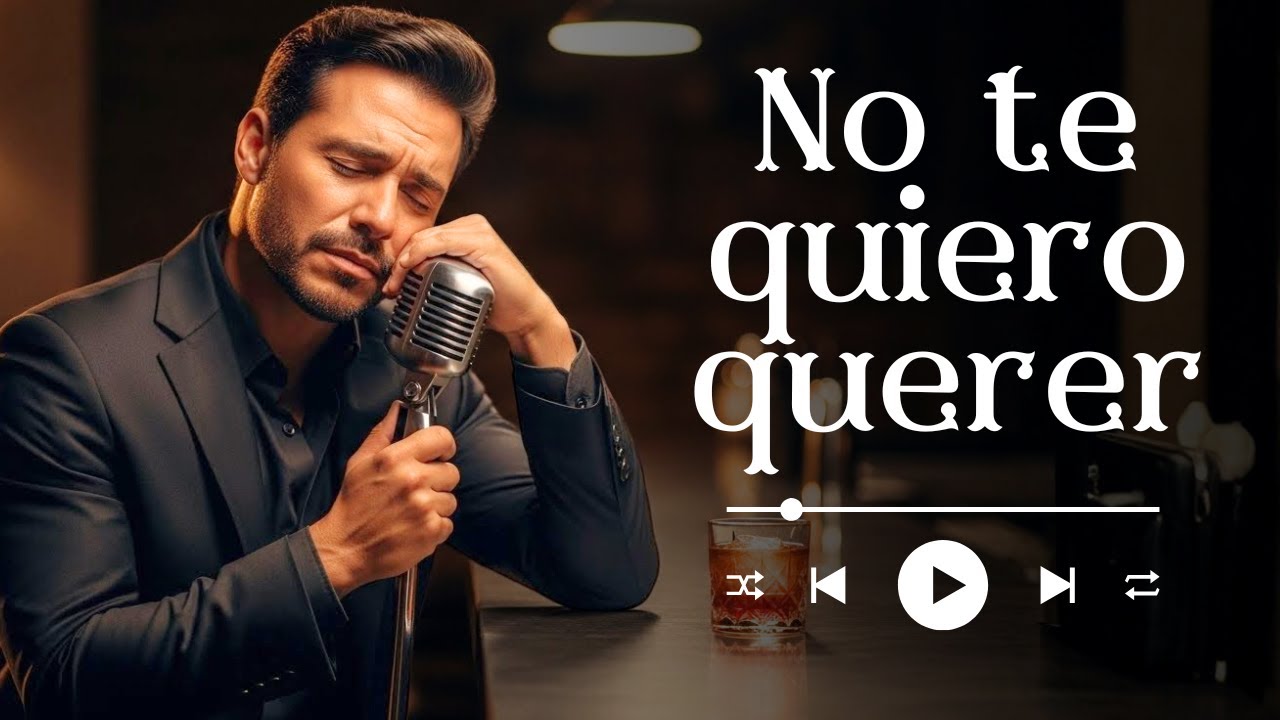 SI AMAS A QUIEN NO DEBERÍAS PERO NO PUEDES EVITARLO, ESTE ES TU BOLERO 🎵NO TE QUIERO QUERER🎵