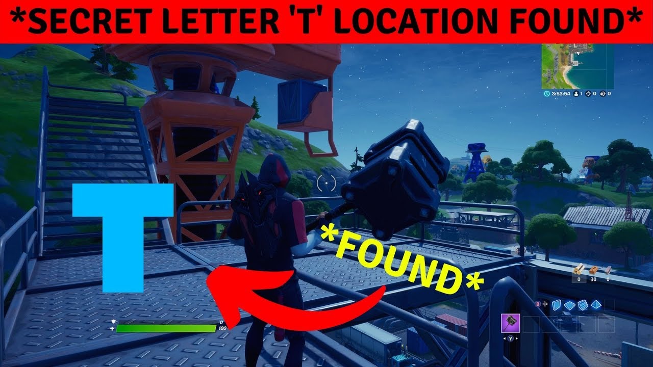 *SECRET Letter 'T' Location FOUND*