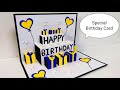Handmade birthday card for best friend | Birthday pop up card for best friend | Happy birthday card