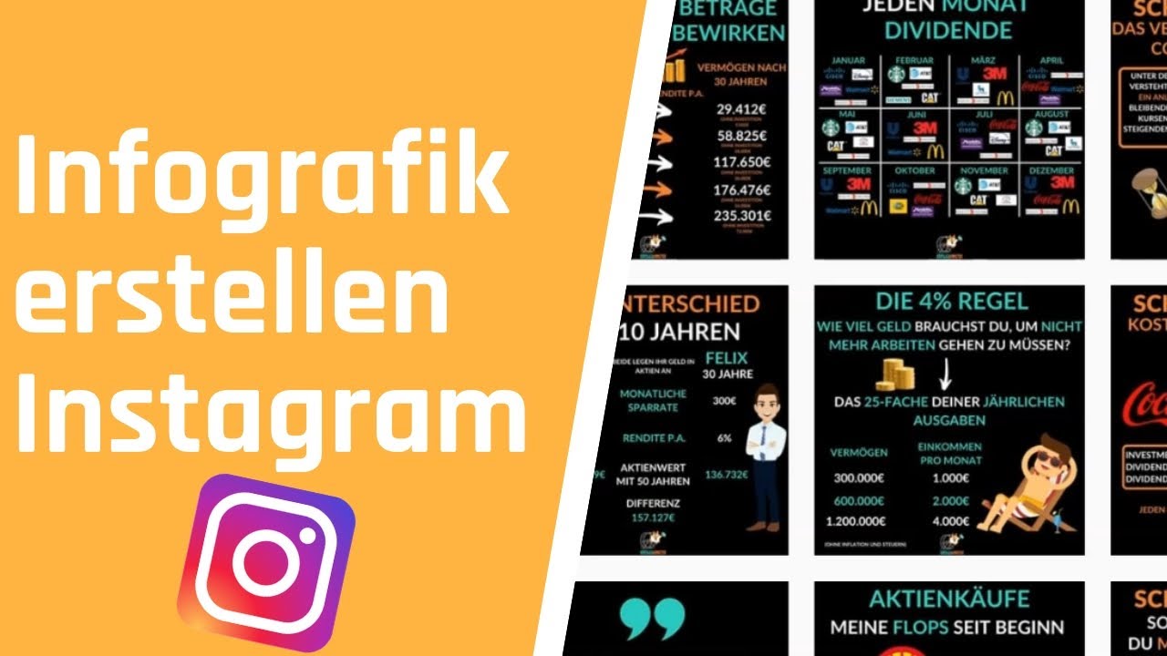 Infografik Erstellen Instagram Tutorial Youtube