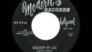 1956 Hits Archive Goodnight My Love Pleasant Dreams - Jesse Belvin Sweetened Single Version