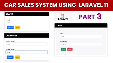 Build a Complete Car Sales System with Laravel 11 Part 3 | Step-by-Step Tutorial