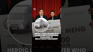 Lorry driver honoured by Malaysian government for saving runaway bus passengers