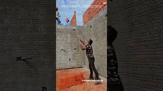 Een Ongebruikelijke En Effectieve Manier Om Bakstenen Aan Te Voeren Met Behulp Van Een Lange Buis