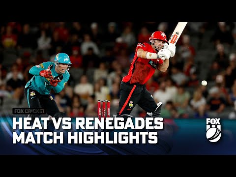 Melbourne Renegades vs Brisbane Heat - Match Highlights | Fox Cricket | 29/01/2023