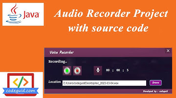 audio/voice/ sound recording application in java || audio recording project in java with source code