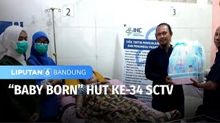 Tim Kejutan Bayi HUT Ke-34 SCTV Memberikan Uang Tunai & Bingkisan |  Liputan 6 Bandung