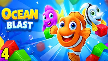 Best Fun Fish Puzzle Game Mobile Ocean Blast - Offline Game Android ios Gameplay Part 4