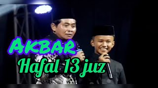 Download Lagu Suara merdu AKBAR, ngaji hafal 13 juz#abahanza #anwarzahid MP3