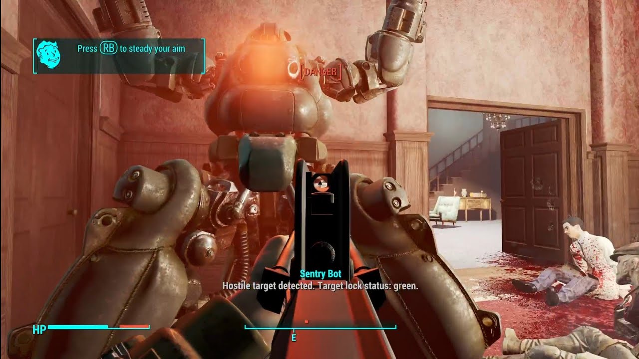 Fo4 Sentry Fo4 sentry bot jumpscare - YouTube