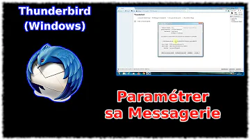 Comment configurer boite mail Thunderbird ?