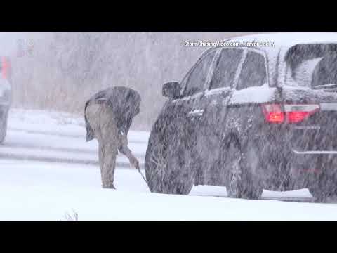 Car's Stuck In The First Snow Storm Of The Season, Castle Rock, CO 10/28/2023