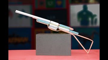 Paper Revolver Shotgun Automatic Paper Revolver That Shoots 6 Bullets How to make a Paper Revolver