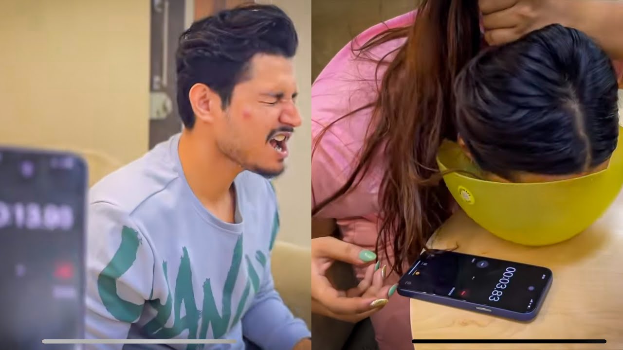 30 Secs Challenge Me Cheating Kisne Ki Aap Log He Batao 😓 | Sufiyan and Nida ❤️