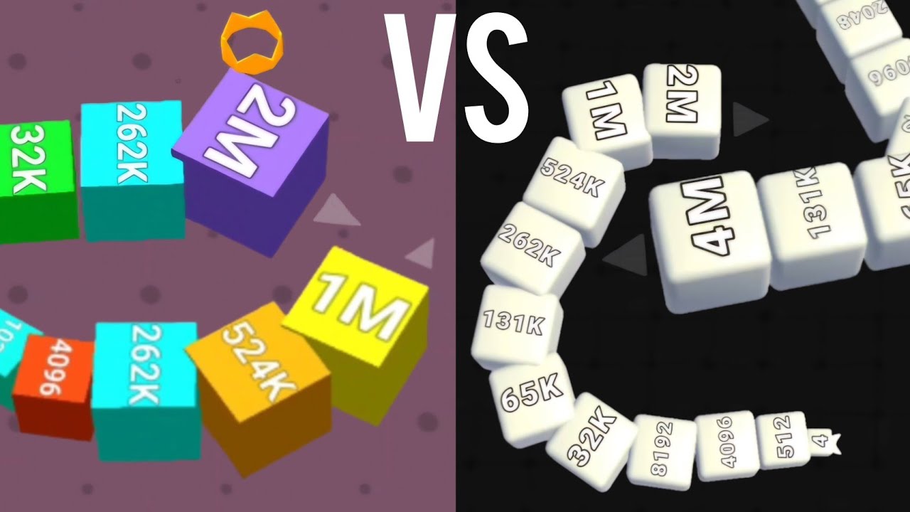 Jelly Cube Run 2048 VS Cube Arena 2048 – The Most Exciting Game!