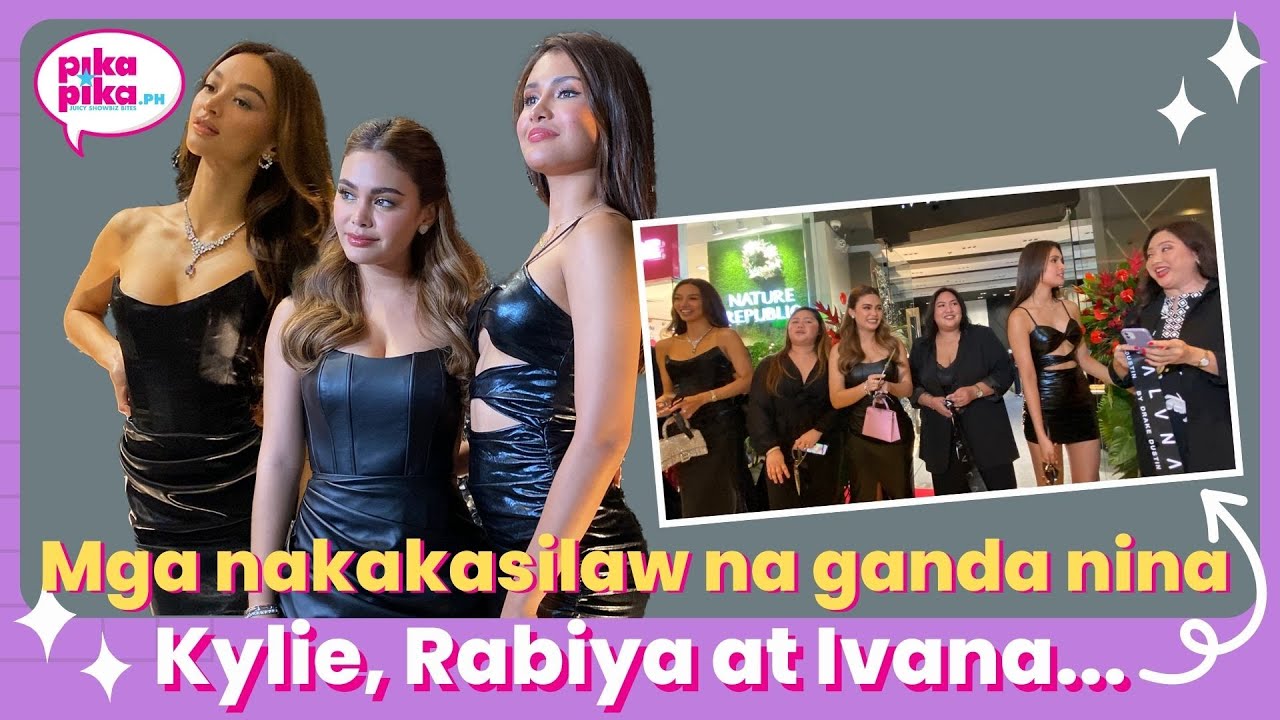 Rabiya, Ivana, & Kylie Verzosa grace the opening of the LVNA By Drake Dustin jewelry store