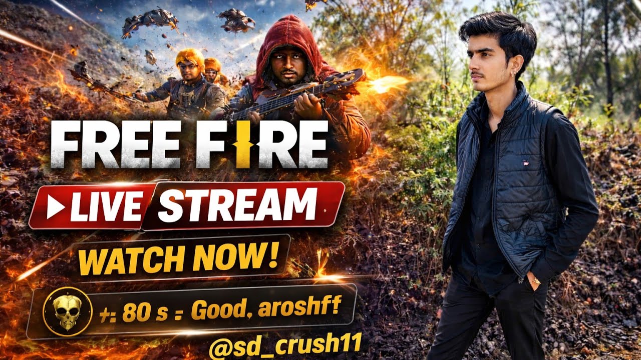 free fire live stream ❤️‍🔥