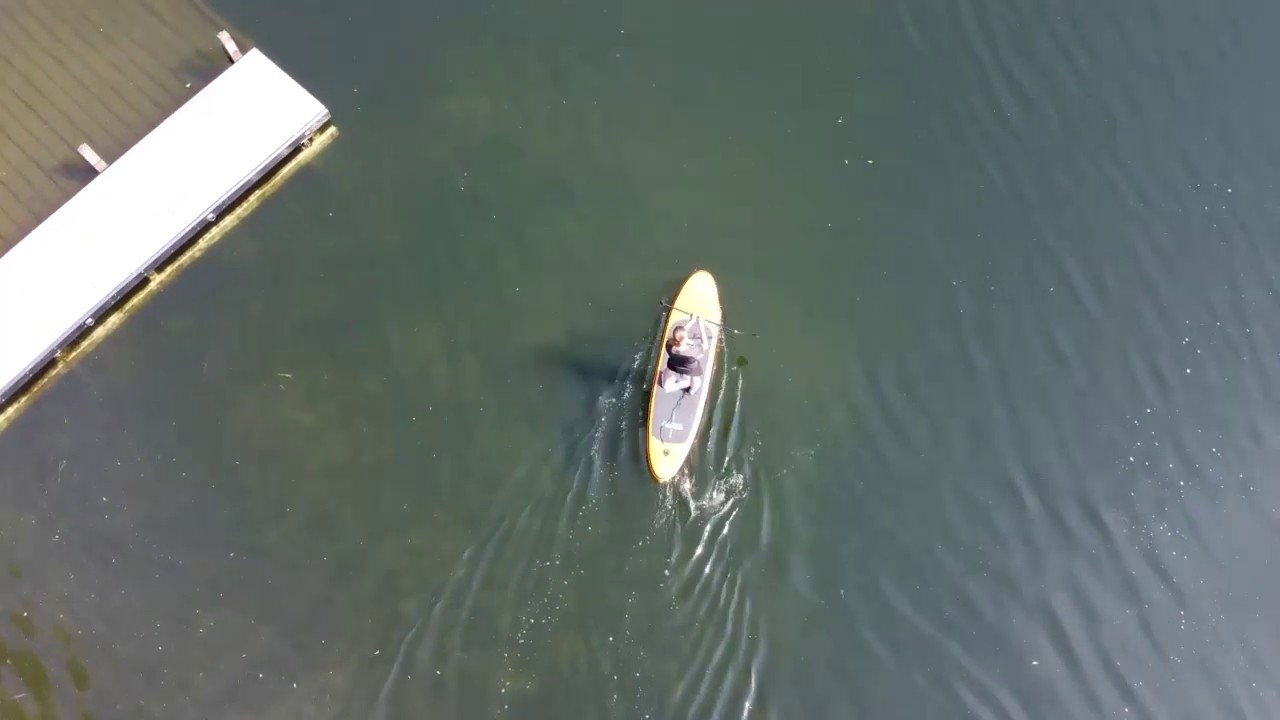 SUP Stand Up Paddling Unisee Stadtwaldsee Bremen Drohnen Flug YouTube