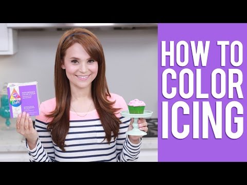 How to Color Icing | Rosanna Pansino Video Tutorial