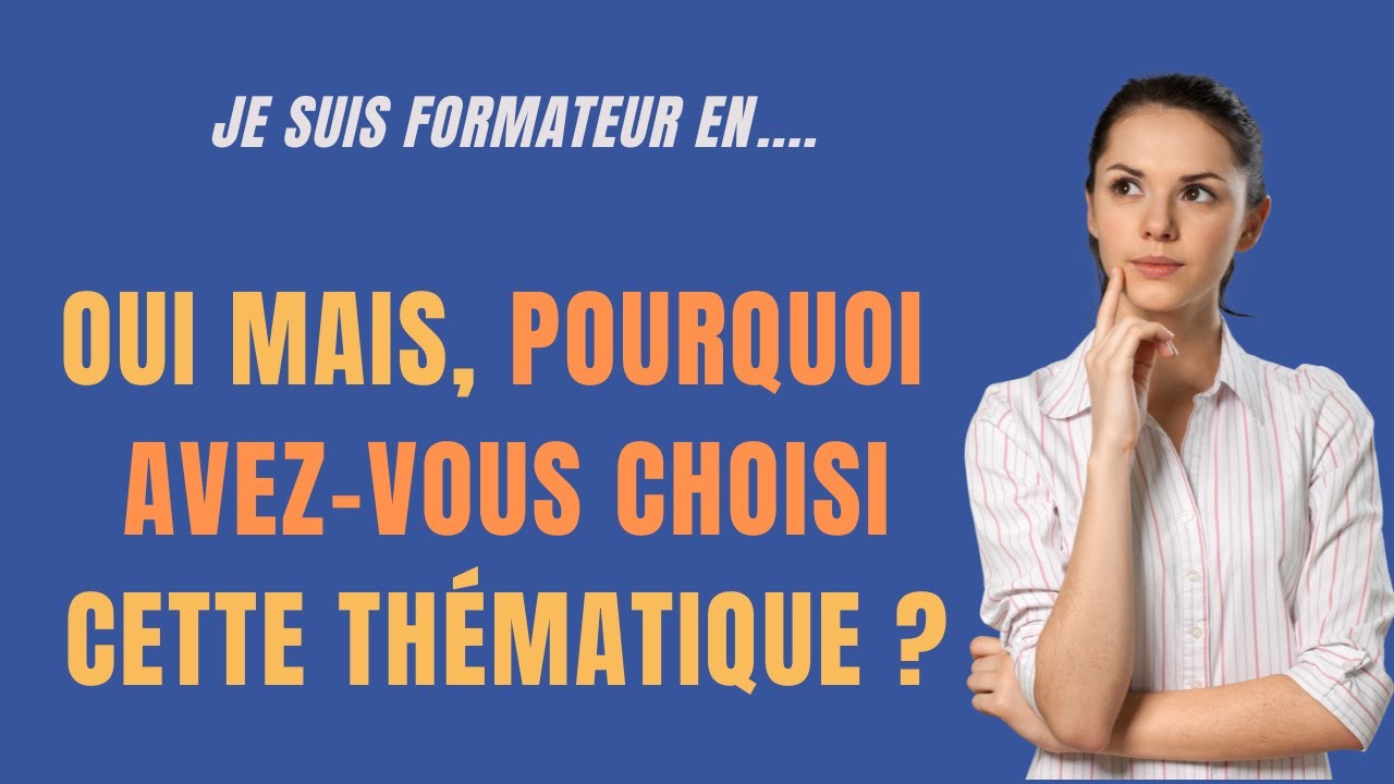 DEVENIR FORMATEUR : la raison cachée derrière votre choix