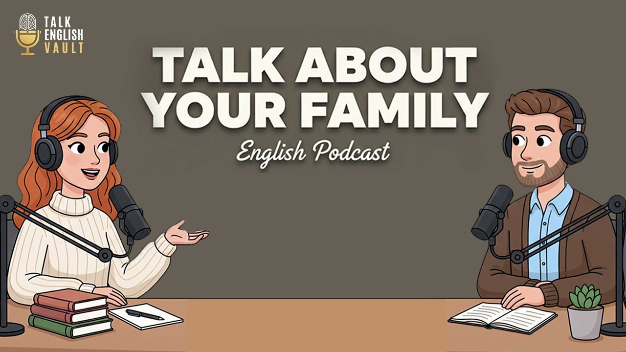 How to Talk About Your Family | English Podcast for Beginners | Family Conversation in English