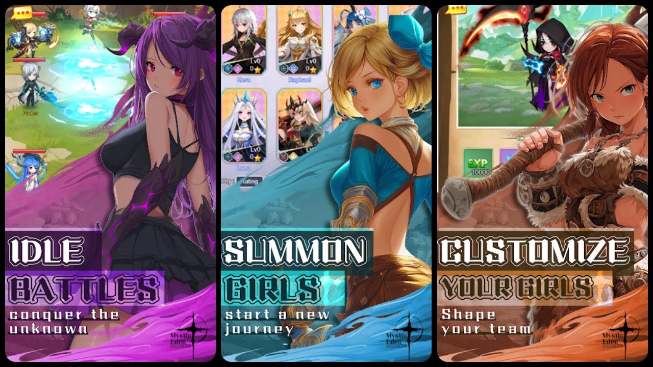 Mystic Eden: Girls from Afar Mobile Game | Gameplay Android