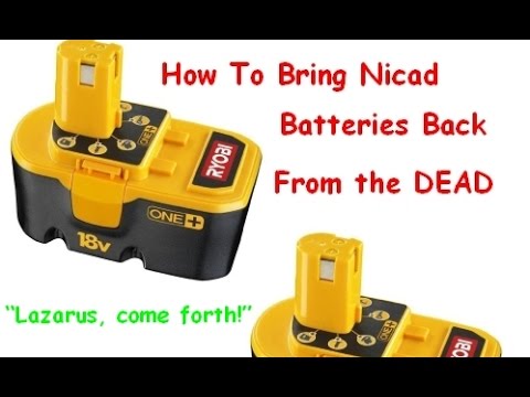 how-to-bring-ni-cad-drill-batteries-back-to-life-&-make-them-charge-again---ryobi