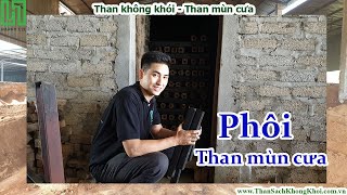 Than Không Khói - Than Mùn Cưa Sản Xuất Phôi Than Sawdust Charcoal Happy L2L