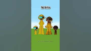 Minecraft Sprunki Garnold X Horror Garnold：1 bit 2 bits 4 bits 8 bits 16 bits 32 bits 64 bits