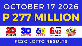 Lotto Result Today 9PM October 17 2026 PCSO