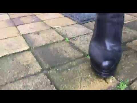 Walking on a rainy day