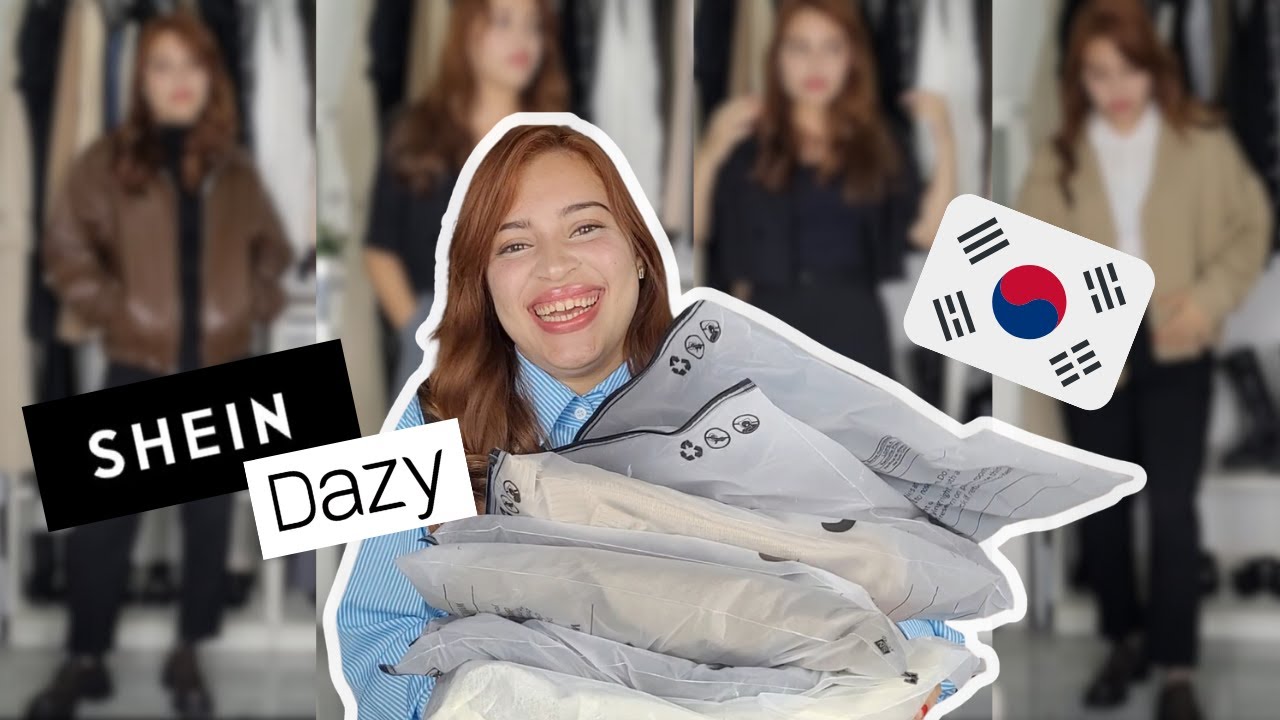 Comprinhas de roupas COREANAS na Shein | DAZY | Moda Coreana | K-Style