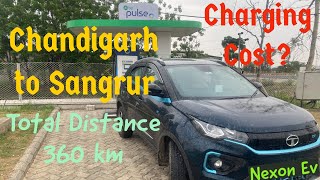 Nexon EV Max Chandigarh to Sangrur | Nexon EV Max Range Test | Charging Cost | Nexon EV Max Review