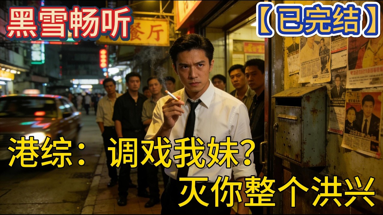 【已完结】🔥《港综：调戏我妹？灭你整个洪兴》🔥#爽文 #都市 #系统 #穿越 #开局 #热血 #一口气看完 #有声小说