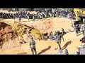 لحظة اخراح الطفل ريان من البئر تحولت من فرحة الى حزن بعد اعلان وفاته