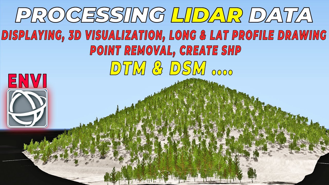 LiDAR Point Cloud Processing in ENVI: 3D Surveying of Terrain - YouTube