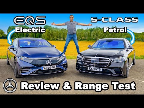 Mercedes EQS vs S-Class review and range test: Petrol vs Electric!