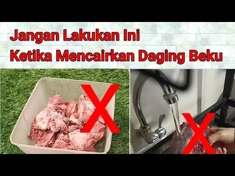 Video: Jangan dicairkan sebelum dimasak?