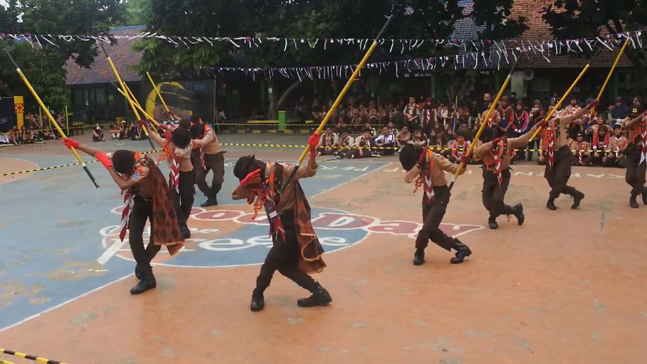 YELLING PRAMUKA SMP DHARMA PERTIWI DI JANGKAR 4.0