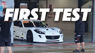 My FIRST test in a proper RACE CAR!